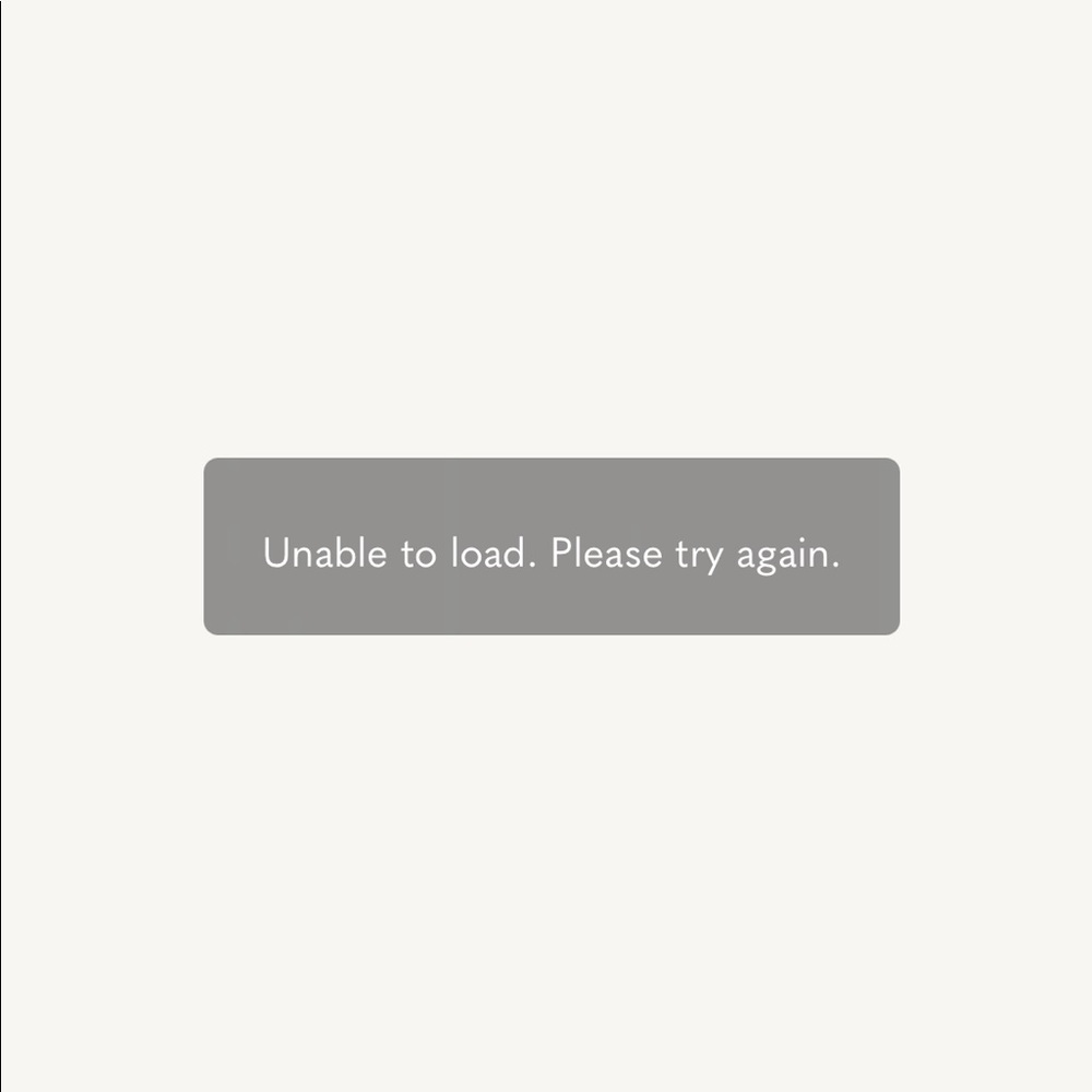 Error message
